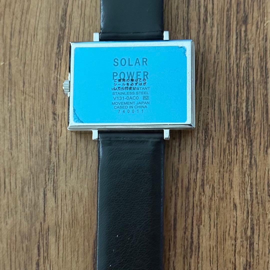 無印良品　MUJI 腕時計　駅の時計　ブラック　深澤直人