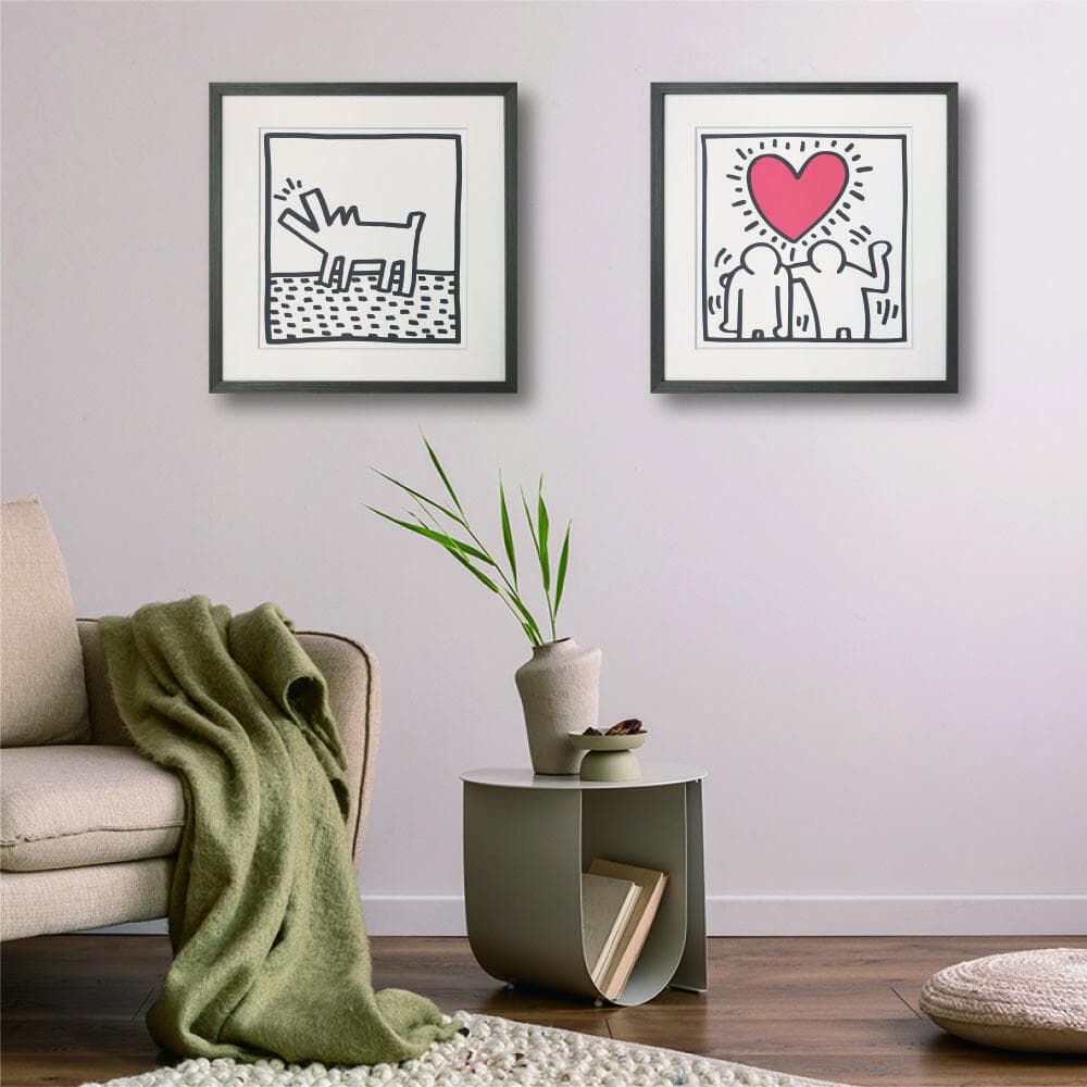 Bicosya 美工社 アートフレーム キース・ヘリング barking dog