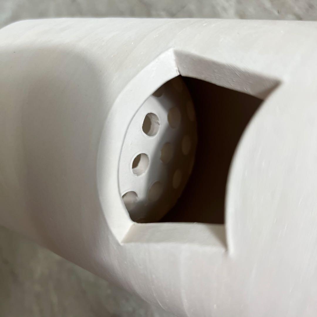 新品未使用 煎茶道具 白泥 涼炉 茶炉 風炉 焜炉 湯沸かし道具 陶器