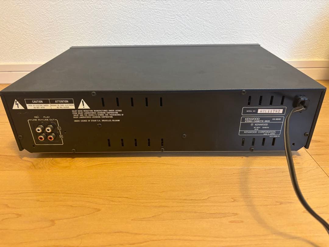 KENWOOD ＫＸ-８８０Ｄ　 カセットプレーヤー ブラック