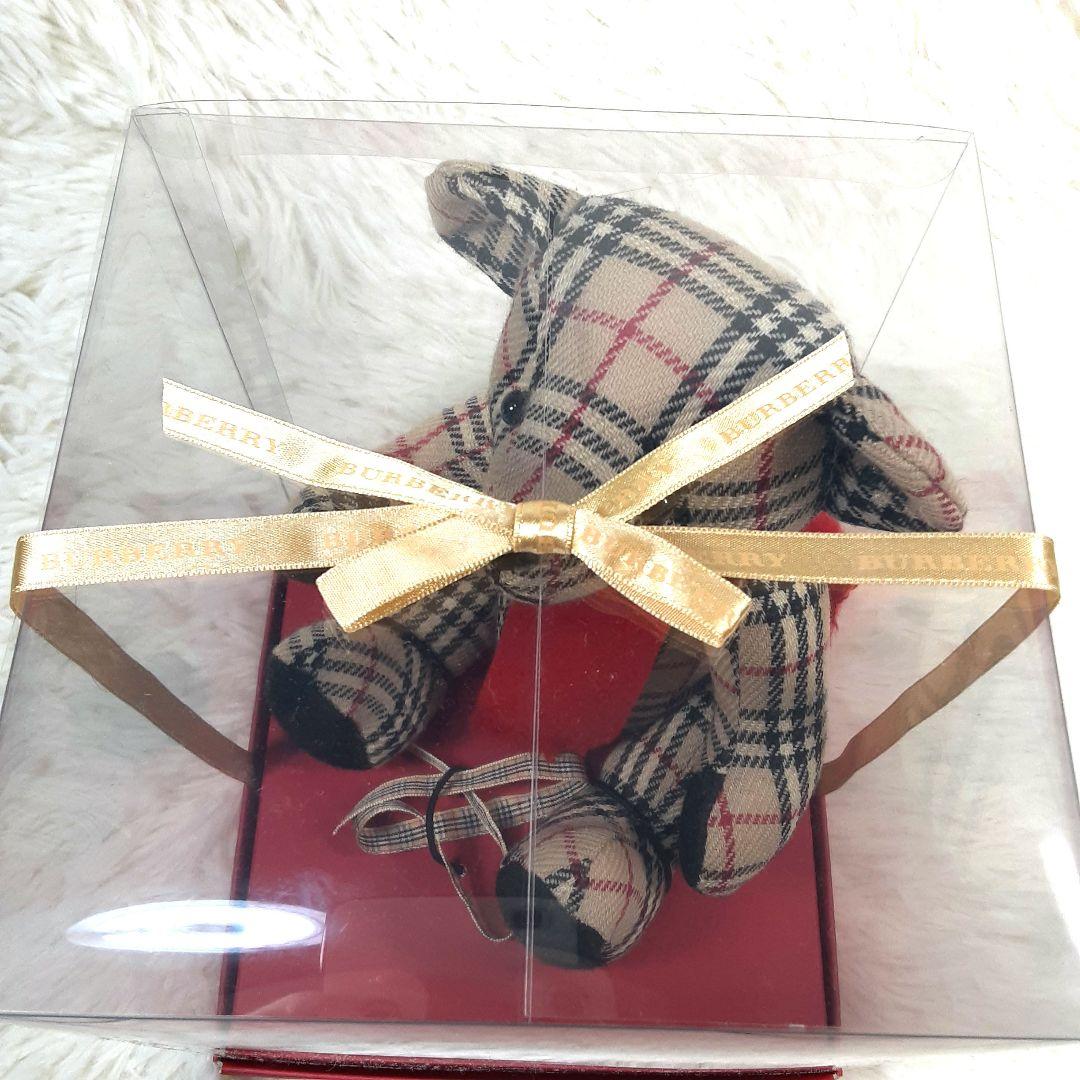 【美品】BURBERRY バーバリー ノバチェック ティディベア 上箱無し