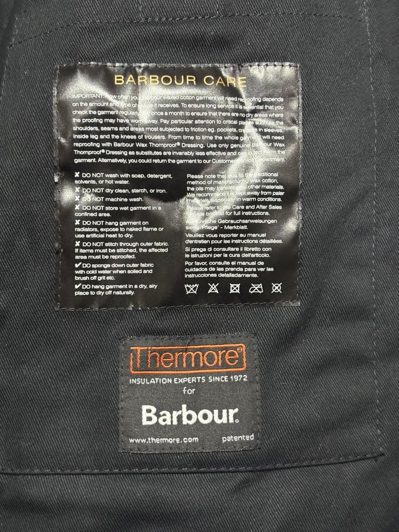 m*a様 EG x Barbour B.Intl Lenox Wax バブアー