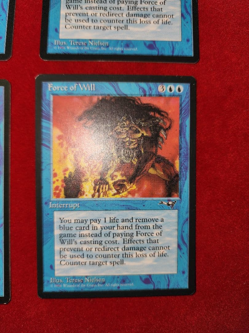 mtg　意思の力　Force of Will 4枚セット