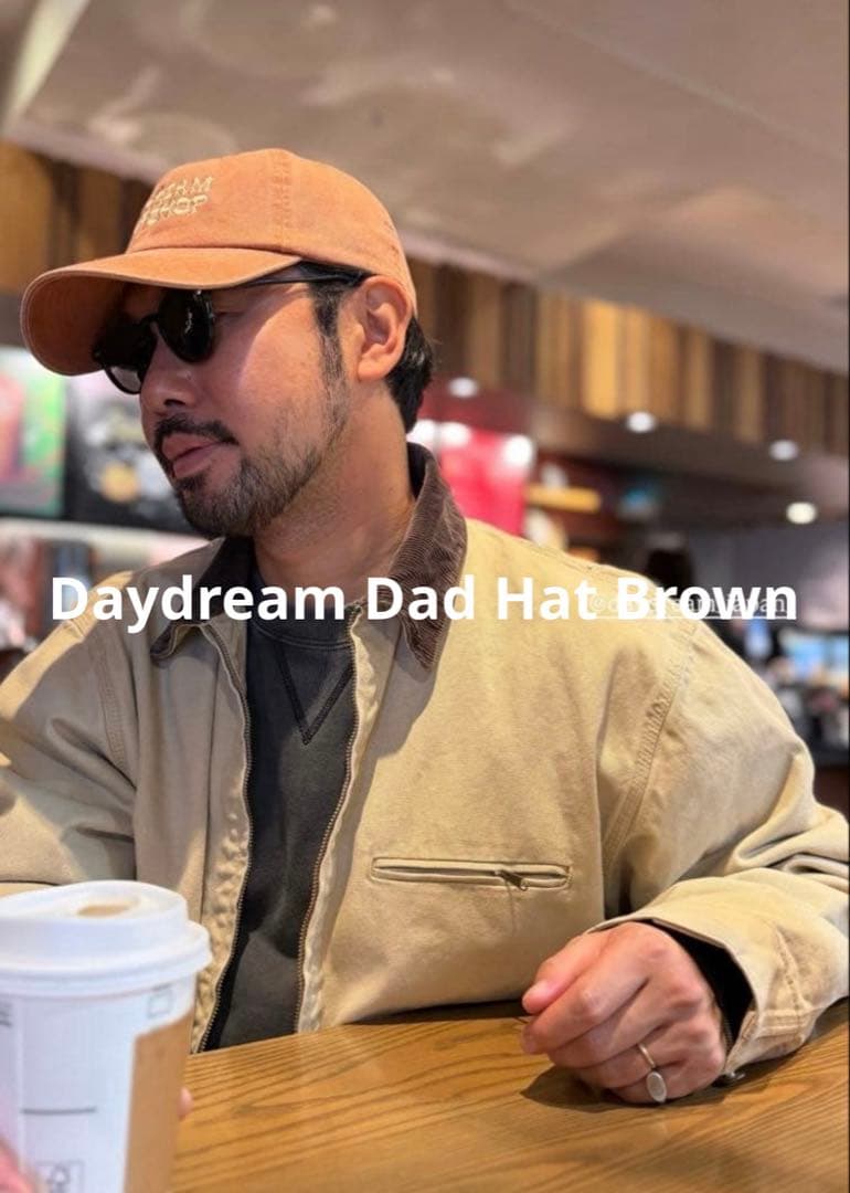 Daydream Dad Hat Brown(OVY大藤さん着用モデル)