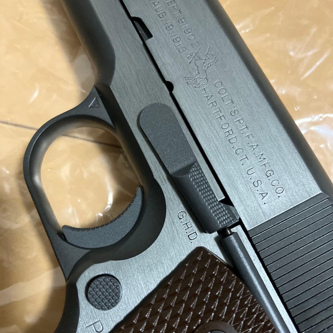 WA コルトガバメントM1911A1 ミリタリーモデル　￼ブローバック新品同様品