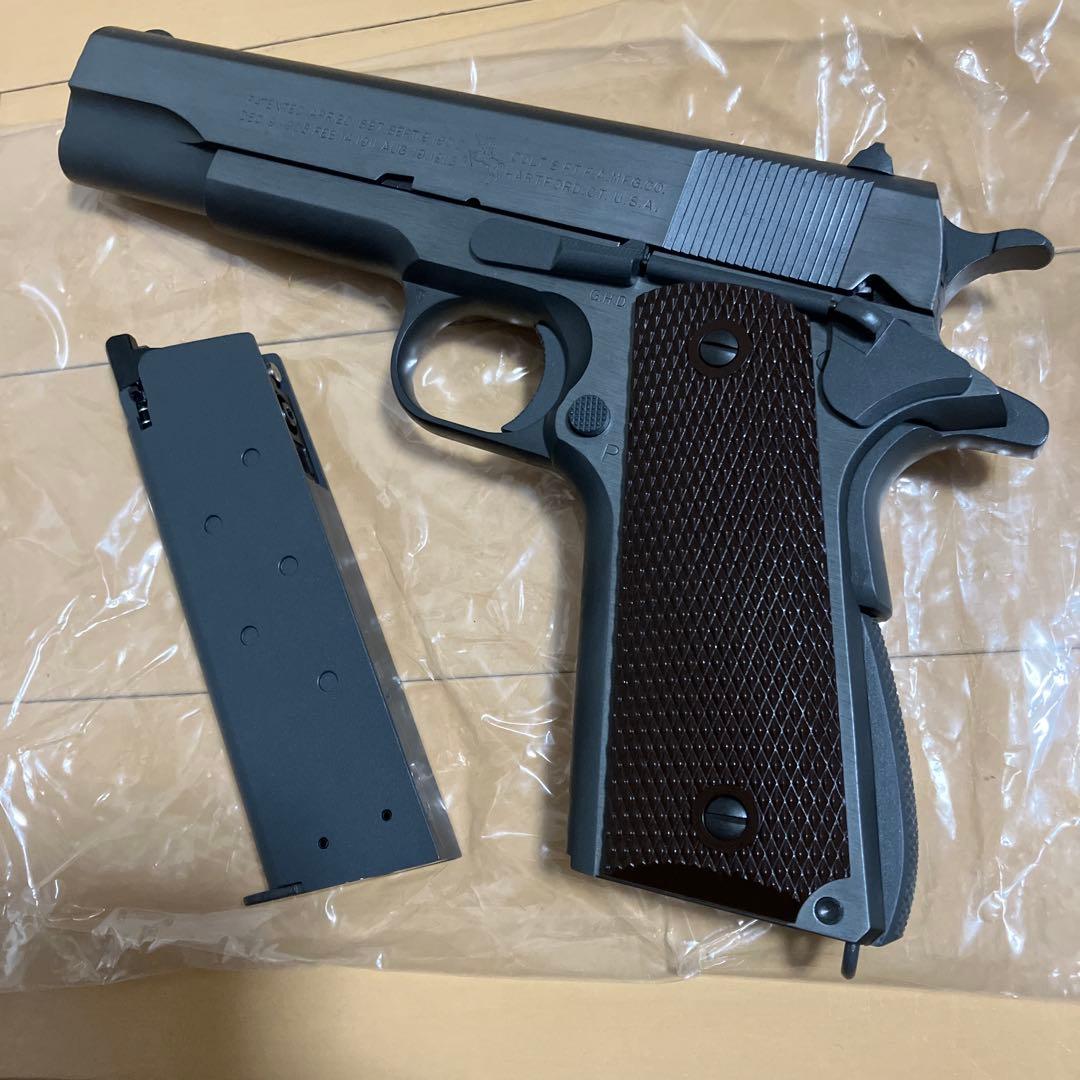 WA コルトガバメントM1911A1 ミリタリーモデル　￼ブローバック新品同様品