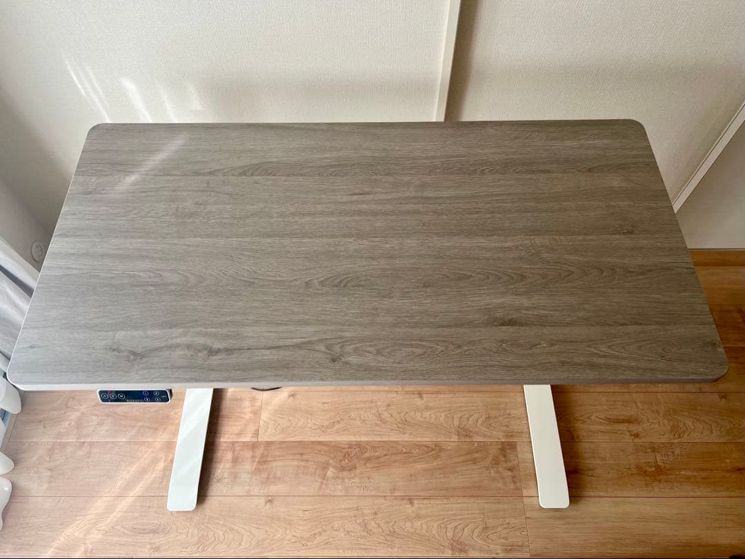 FlexiSpot 電動昇降デスク E7 Pro ホワイト脚＋天板ホワイトウッド