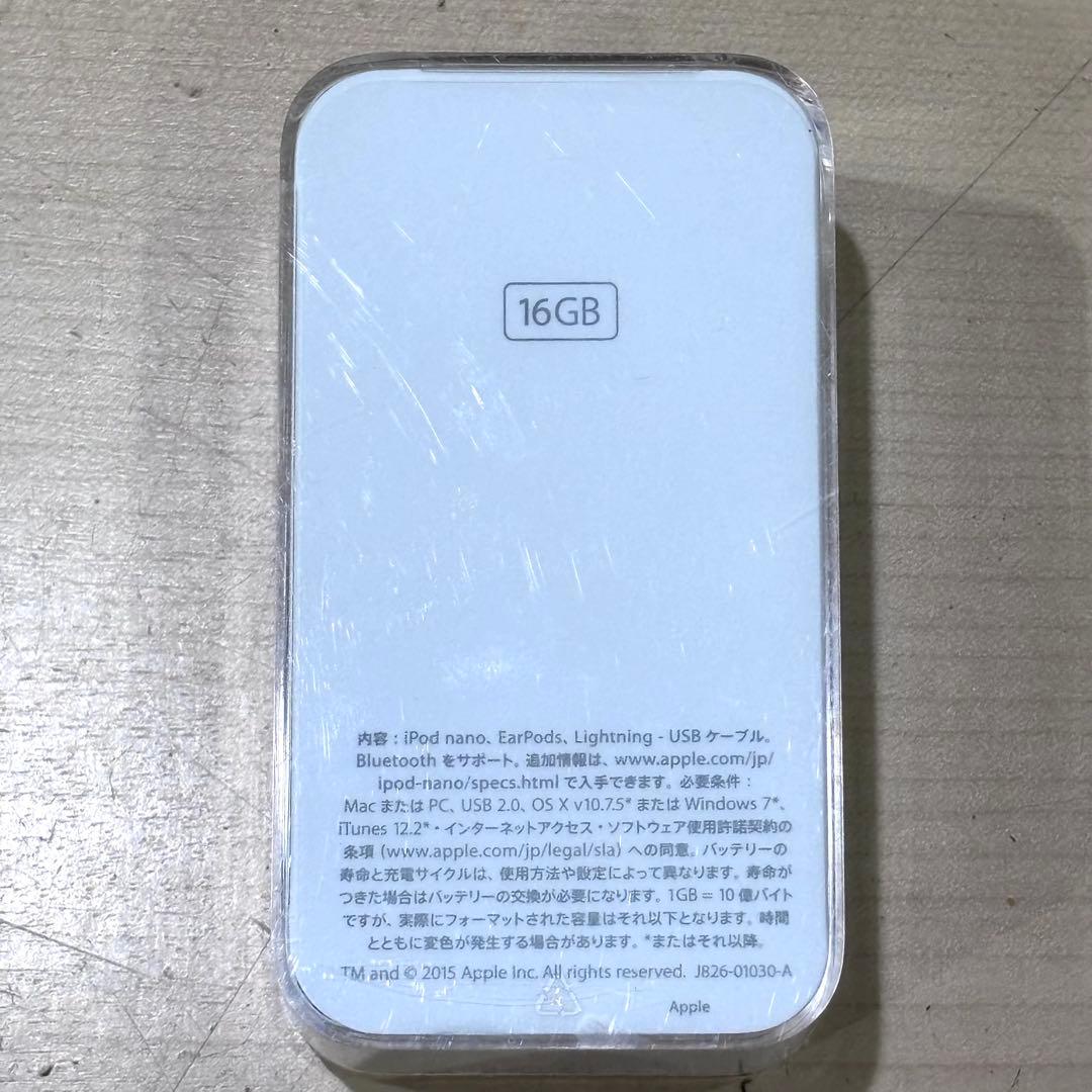 【美品】iPod nano 第7世代 16GB スペースグレー　イヤホン　完品