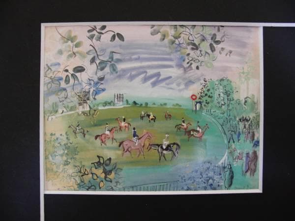 ラウル・デュフィ　LE CHAMP DE COURSES A ASCOT