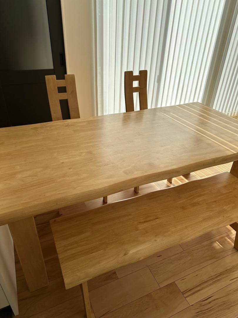 ダイニングテーブル　セット　180センチ　ベンチ