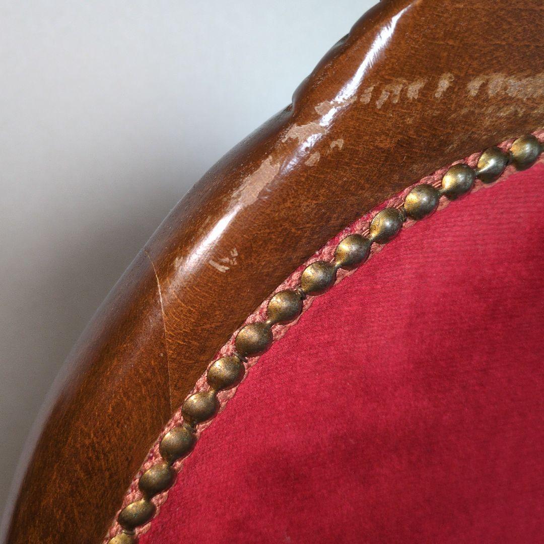 ★バリ本物 当時物★昭和レトロなアンティーク調 猫脚 ロココ調 チェア