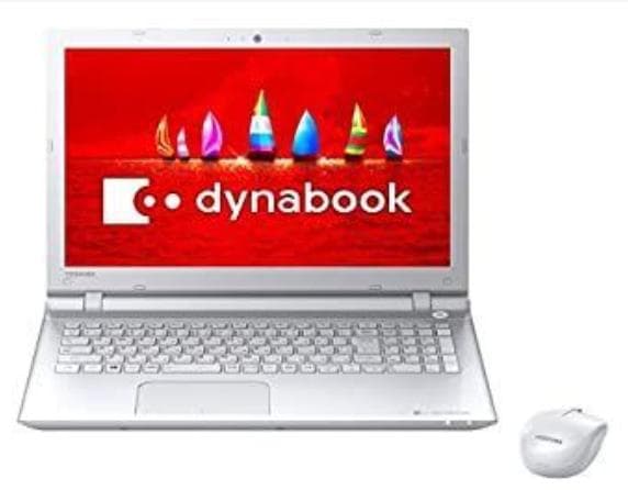 【中古】 東芝15.6 型 ノートパソコン ホワイト PT45VWP-SJA