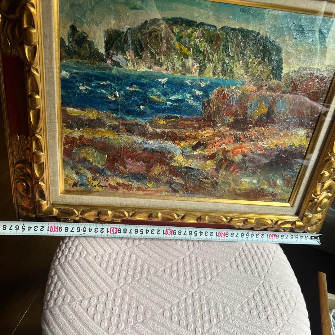 冬の海 小出宏 油彩画 1978年