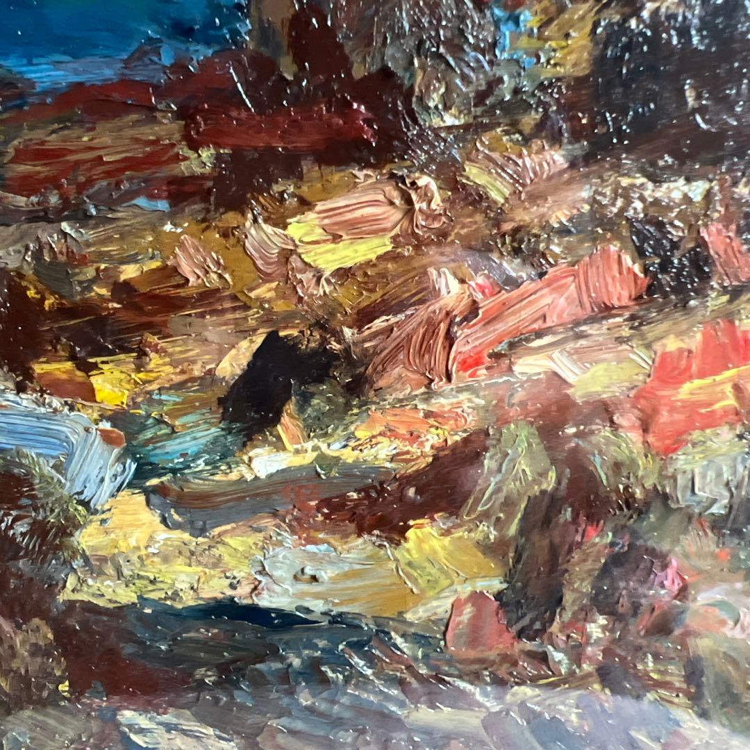 冬の海 小出宏 油彩画 1978年