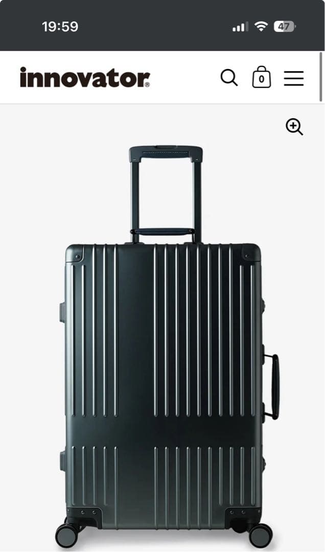 innovator スーツケース 70L ネイビー