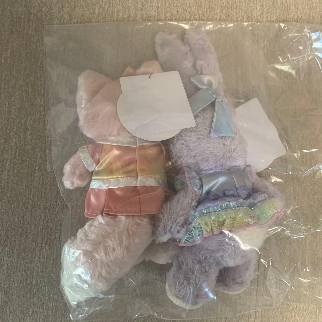 ダッフィー&フレンズ20周年　カラフルハピネス　ポージープラッシー　5人セット