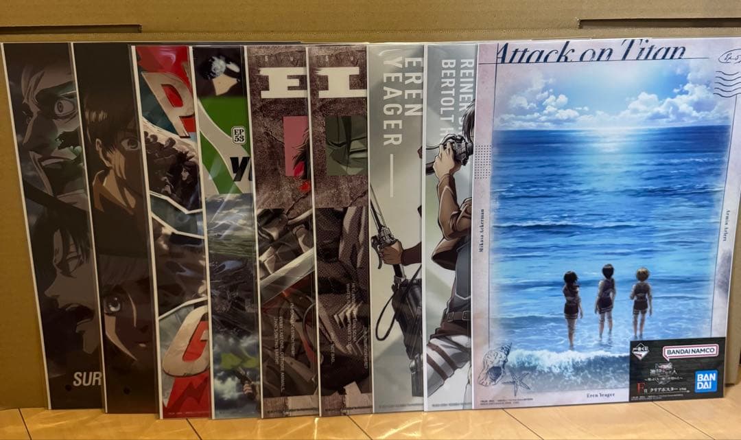 一番くじ　進撃の巨人　獣の巨人　超大型巨人　リヴァイ　フィギュア　下位賞　セット