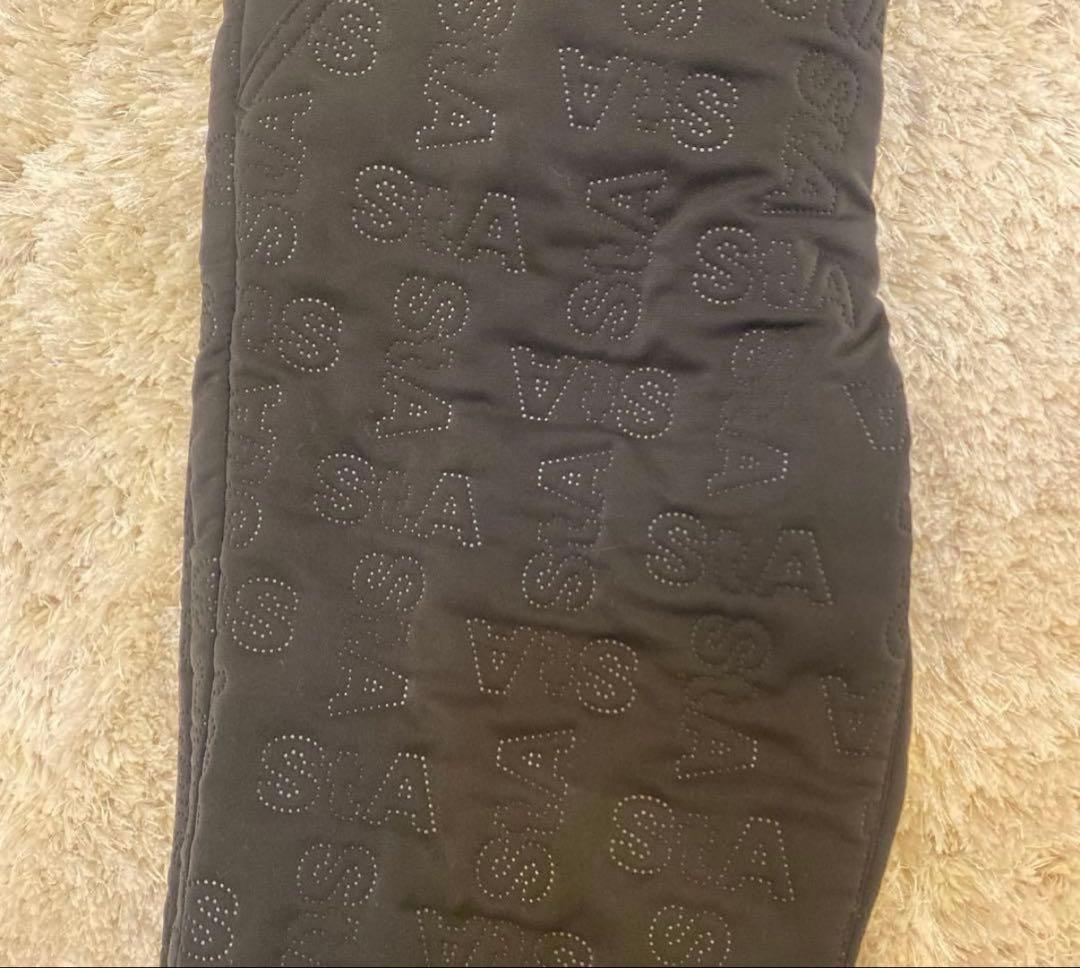 セントアンドリュース　裏起毛　パンツ　ダウン　中綿　黒　ブラック　キルティング