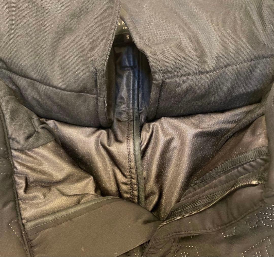 セントアンドリュース　裏起毛　パンツ　ダウン　中綿　黒　ブラック　キルティング