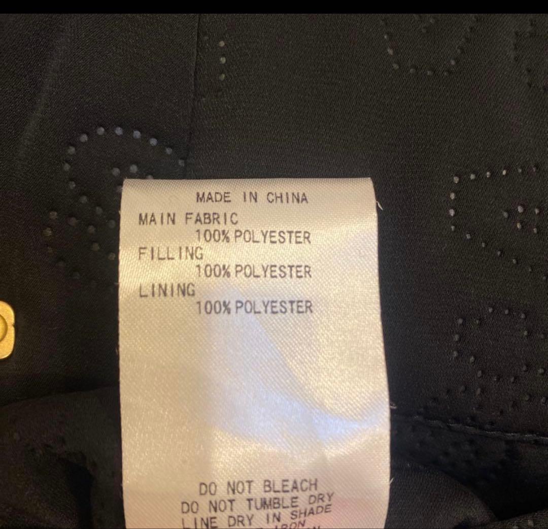 セントアンドリュース　裏起毛　パンツ　ダウン　中綿　黒　ブラック　キルティング