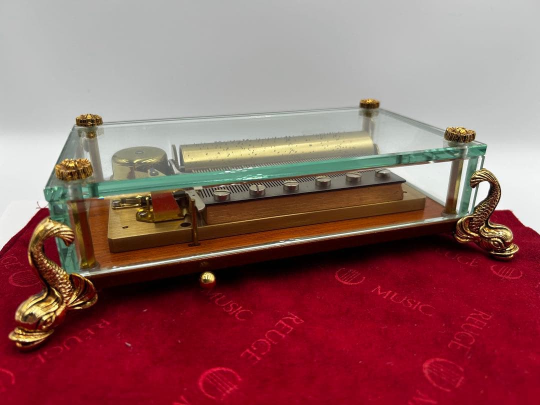 リュージュ 高級 オルゴール クリスタル ７２弁 チャイコフスキー