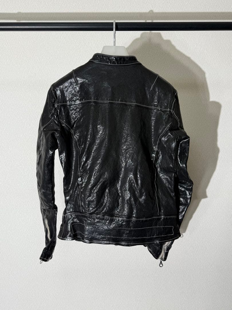 バックラッシュ ポーランドショルダー シングルライダースジャケット