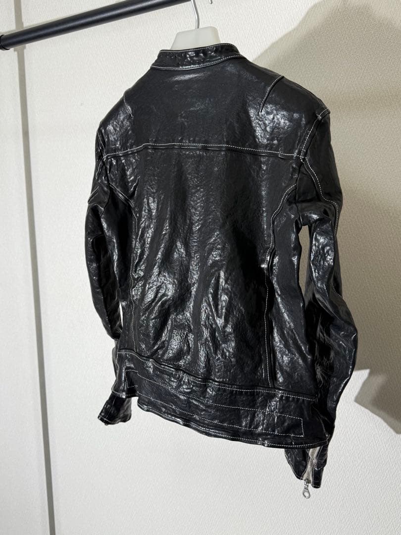 バックラッシュ ポーランドショルダー シングルライダースジャケット