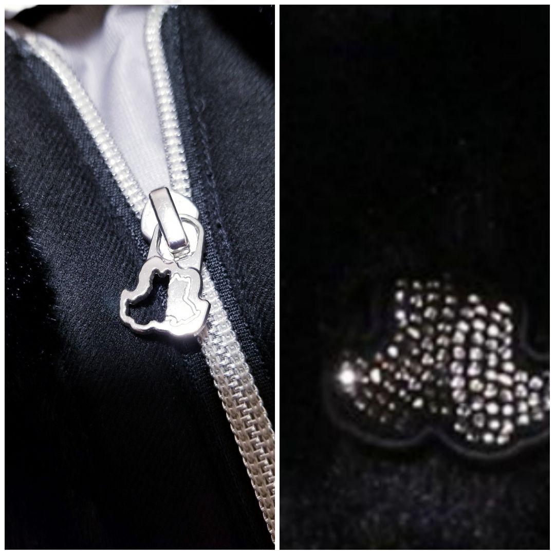 ブラック＆ホワイト Black&White ファーベスト 防風蓄熱素材　Lサイズ