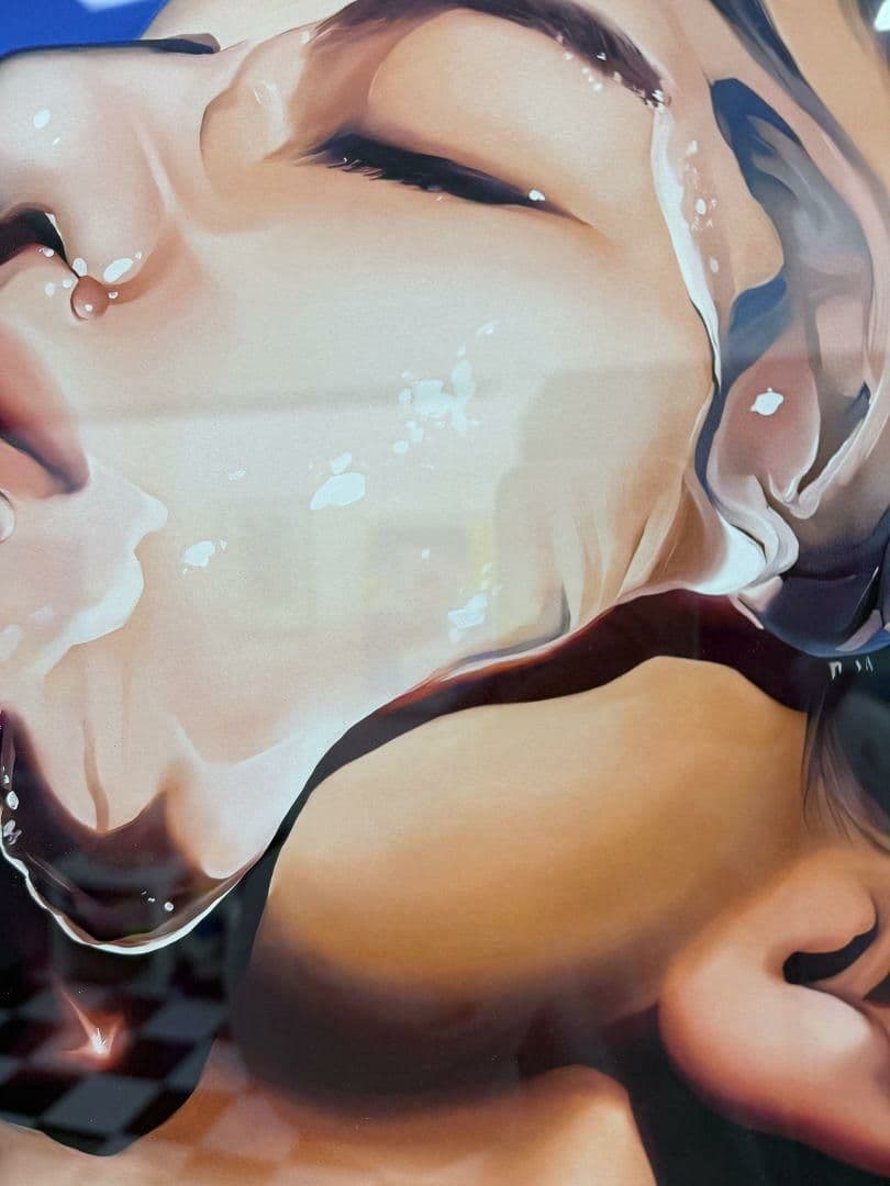 友沢こたお　シルクスクリーン　「slime CLXVI」