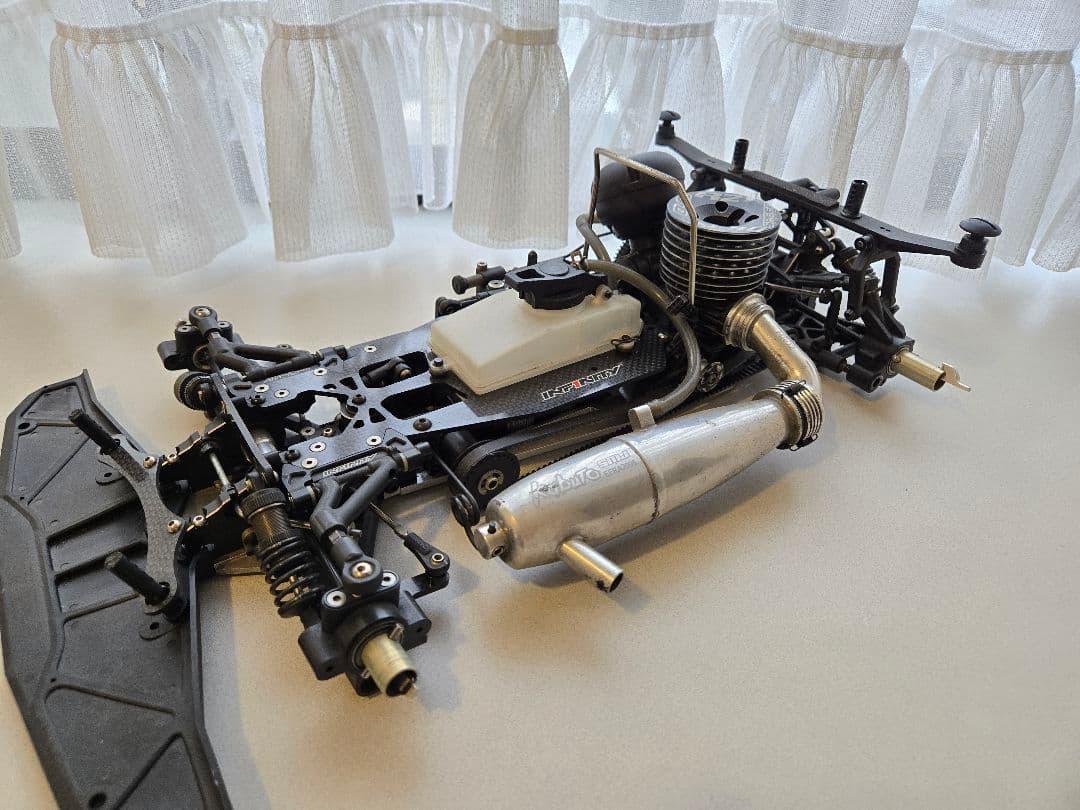 IF18 インフィニティ ラジコン エンジンカー 1/8 メカ プロポ オマケ