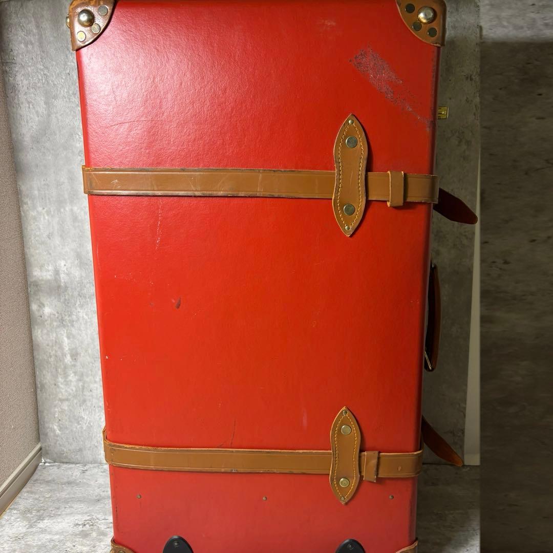 希少✨グローブトロッター トランクケース レザーキャリー オレンジ