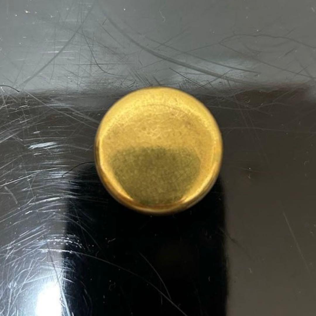 道八　模仁清色絵独楽図振出と茶巾筒