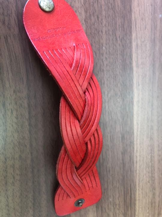 激レア　エヴァンゲリオン　レザーブレスレット 綾波レイ