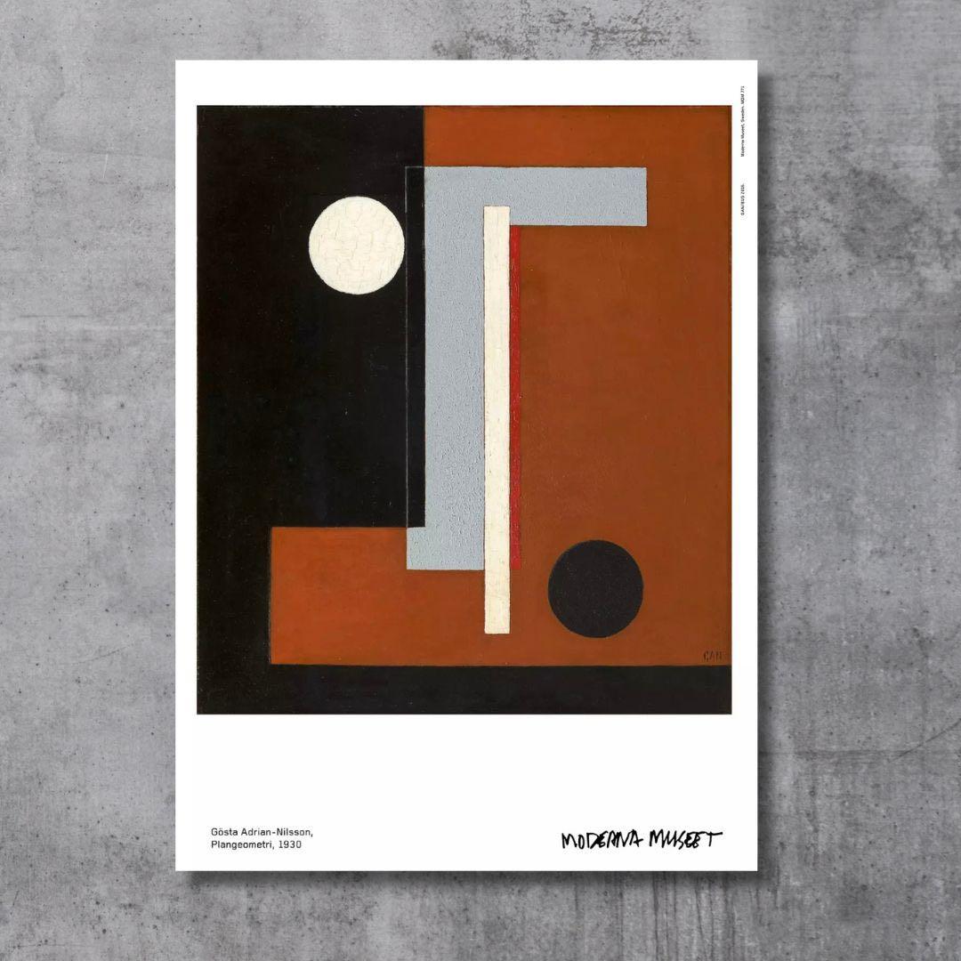 ヨースタ・エイドリアン・ニルソン 「Plane geometry」ポスター