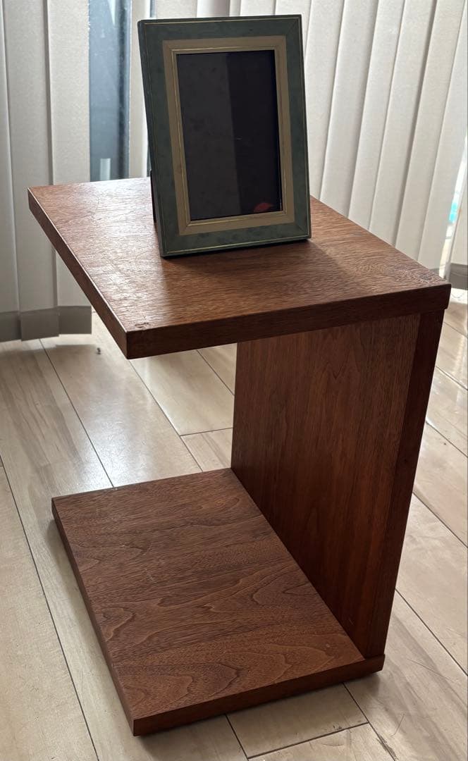 masterwal 木製サイドテーブル 日本製　※接合部分にガタ