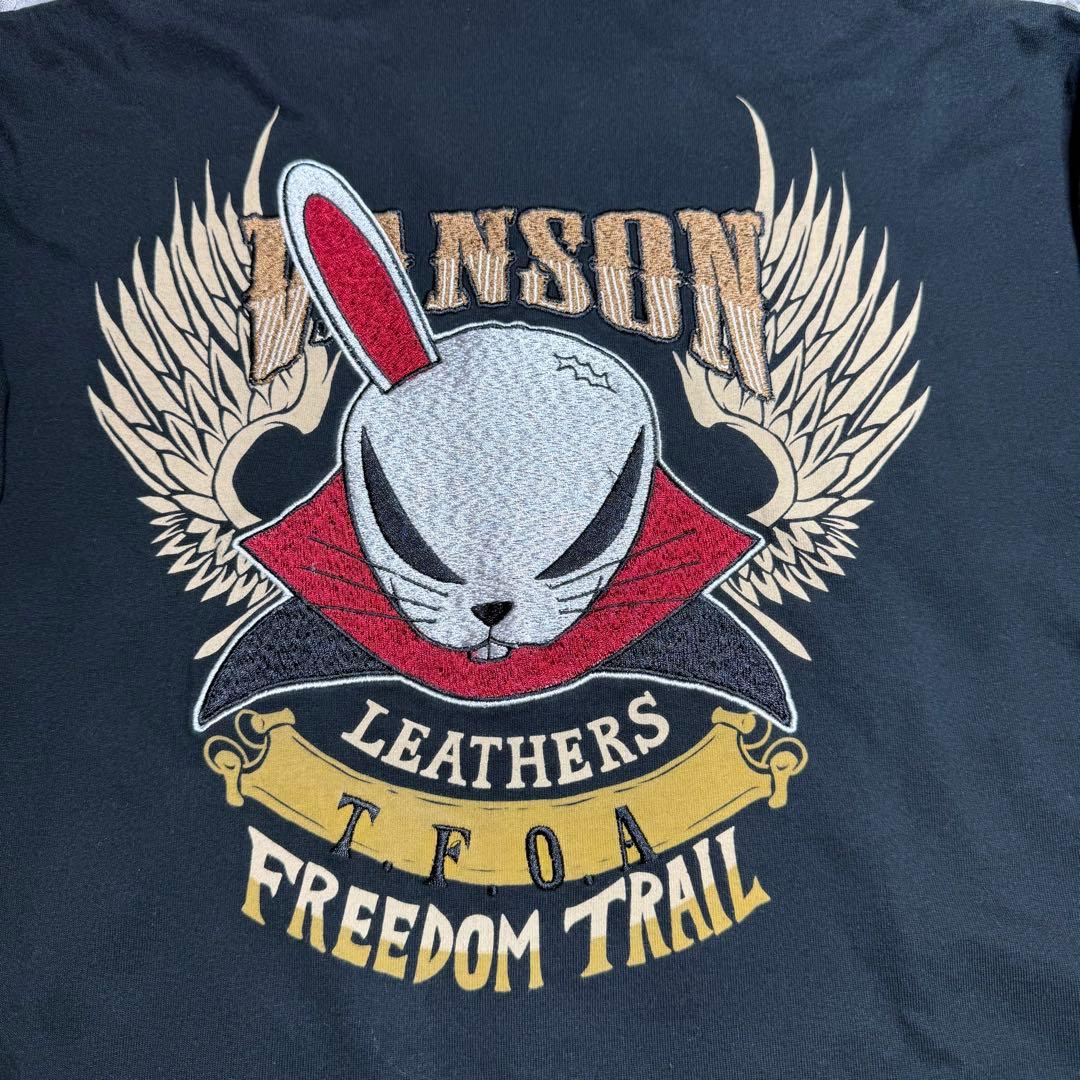 ✨美品✨【VANSON×T.F.O.A】ポロシャツ デスラビット 刺繍 XL