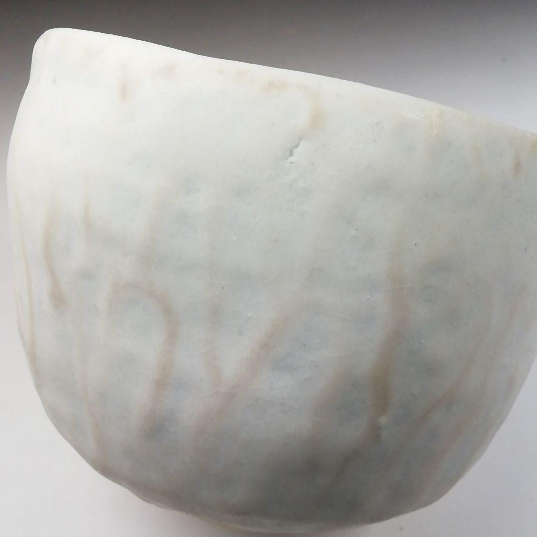 Ｗ１０６　茶碗　『白磁　茶碗』『加藤洋二 作』　共箱　抹茶碗　茶道具