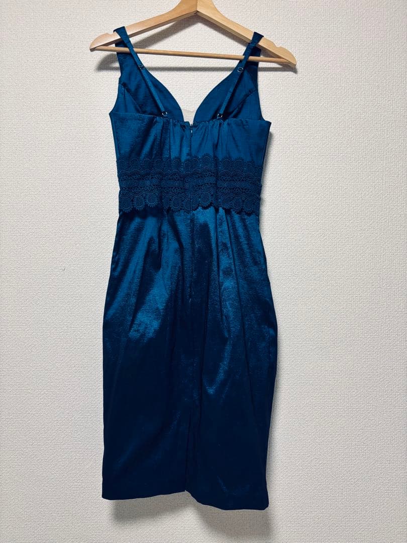 sugar イサフェリス　S フラワーレース　タイト　ドレス　ミッドナイトブルー