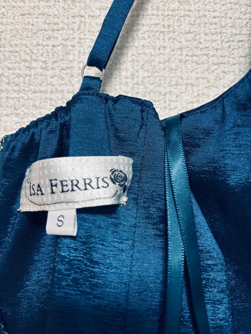 sugar イサフェリス　S フラワーレース　タイト　ドレス　ミッドナイトブルー