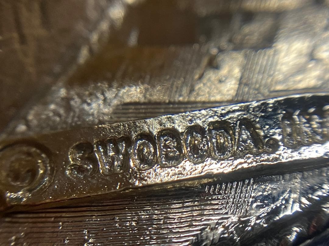 ヴィンテージ　スワボダ　Swoboda　ブローチ　傘　アンブレラ　フラワー