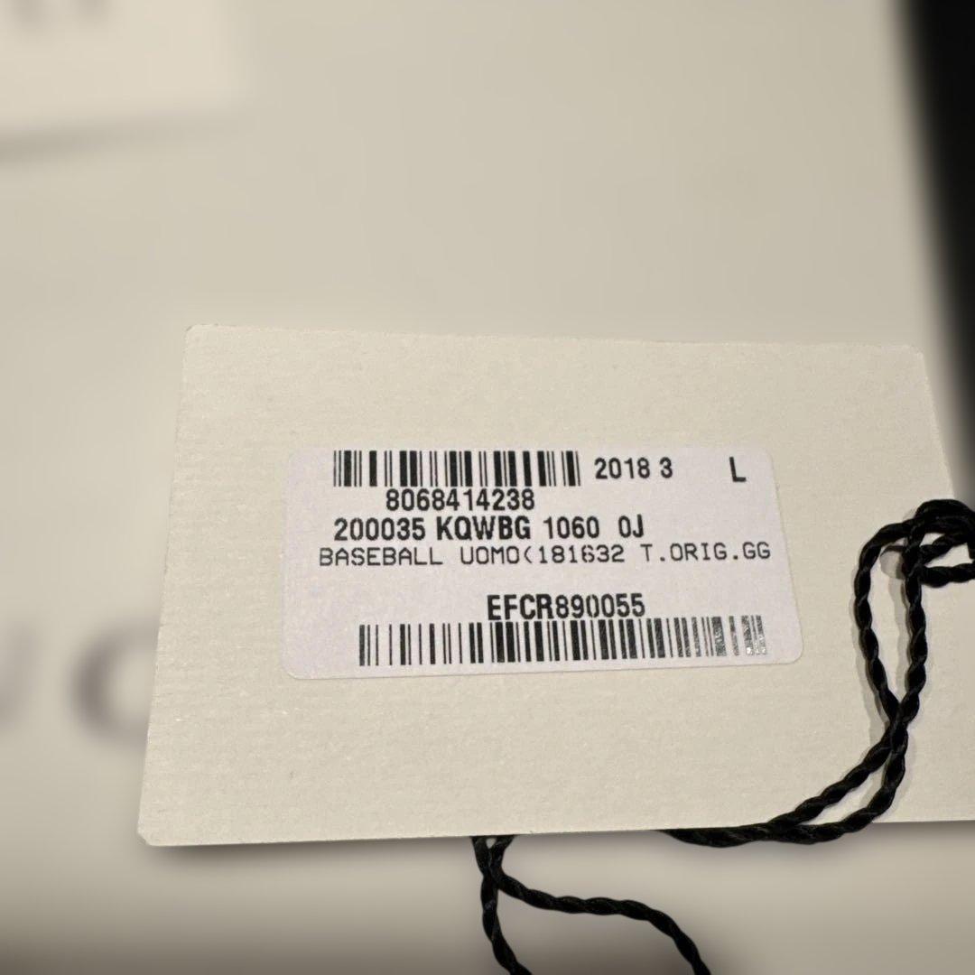 【新品未使用品】GUCCI ベースボールキャップ　ブラック