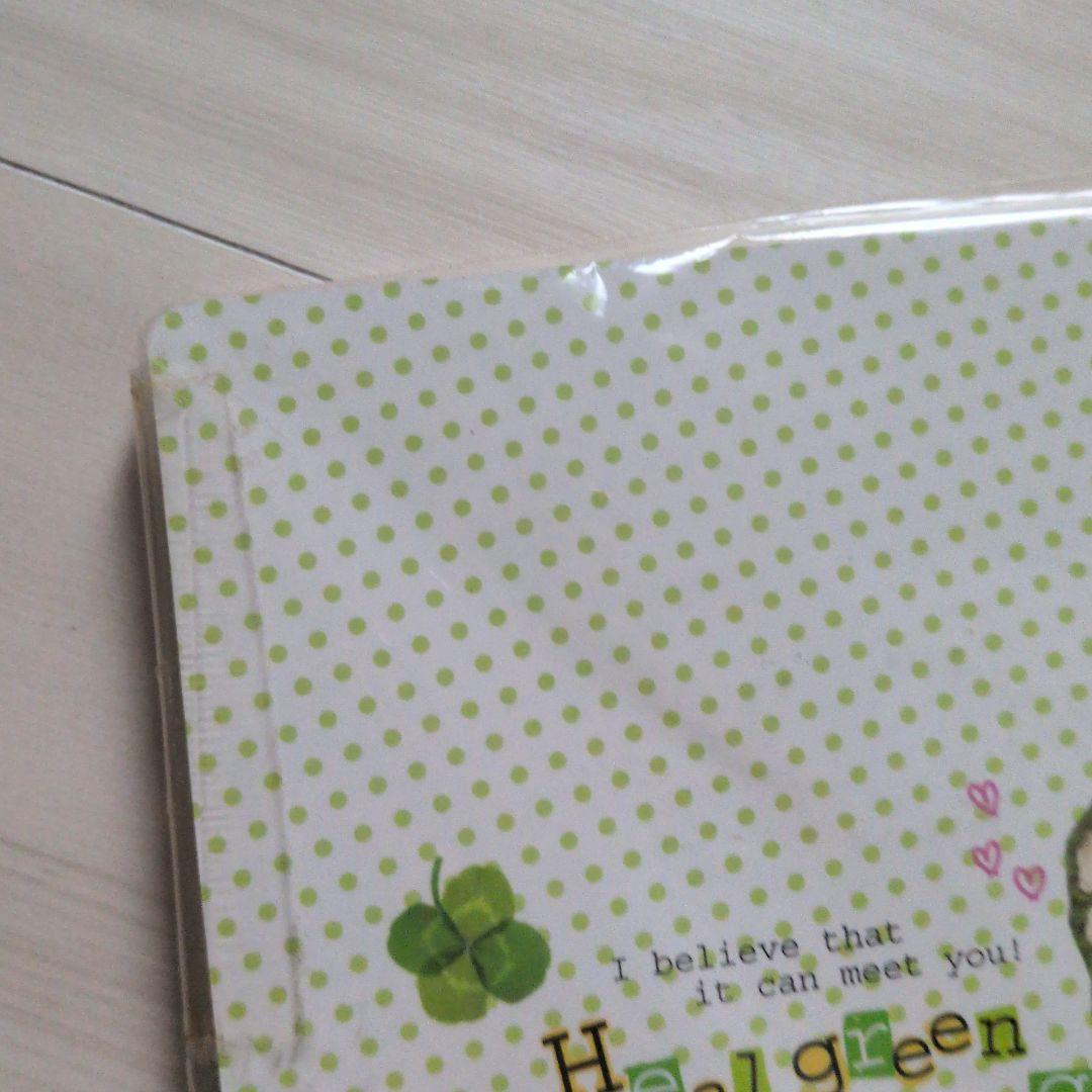 未使用品ブック型メモ帳　平成レトロ　外国人女の子　昔クーリア