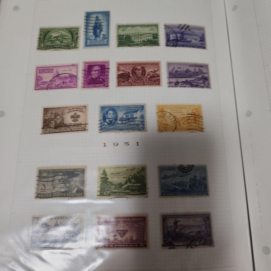 ポンジさん、アメリカ　使用済み切手8冊と二冊追加