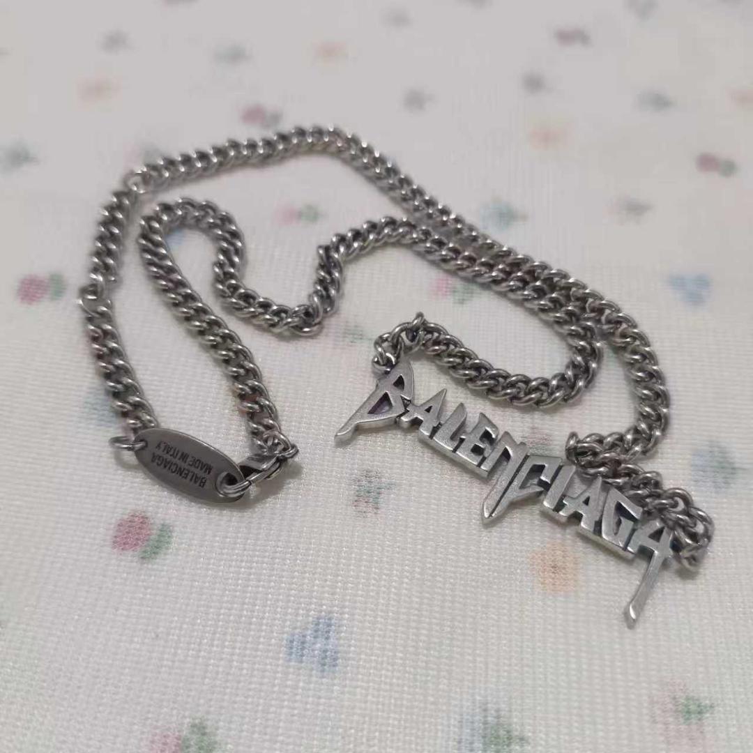BALENCIAGA バレンシアガ チェーンネックレス メタル