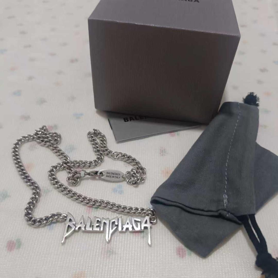 BALENCIAGA バレンシアガ チェーンネックレス メタル