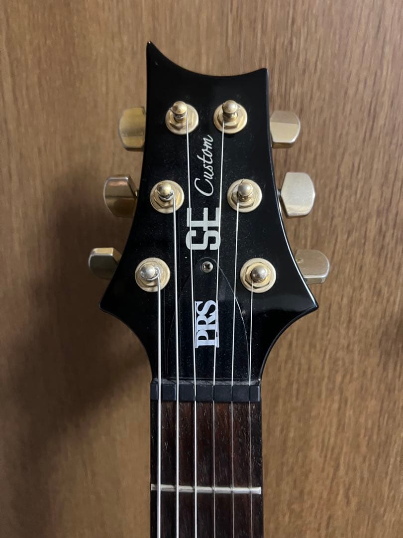 PRS SE Custom24 ブラック ゴールドパーツ