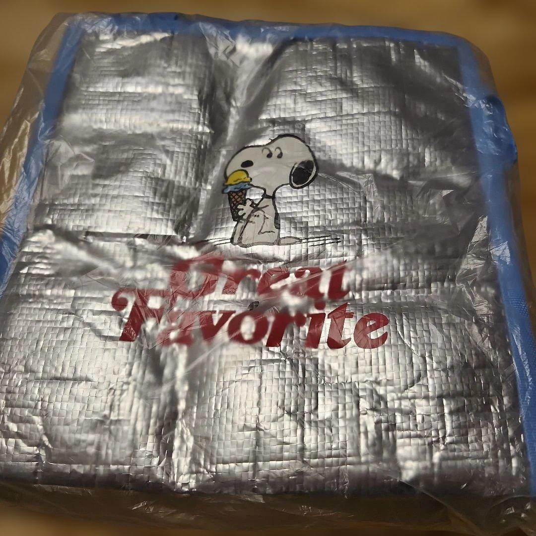 スヌーピー ブランケット、保冷バック、ウォーターボトルのセット