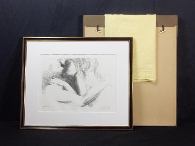 エミリオ・グレコ　直筆サイン『COMMIATO No12』エッチング 0801Q