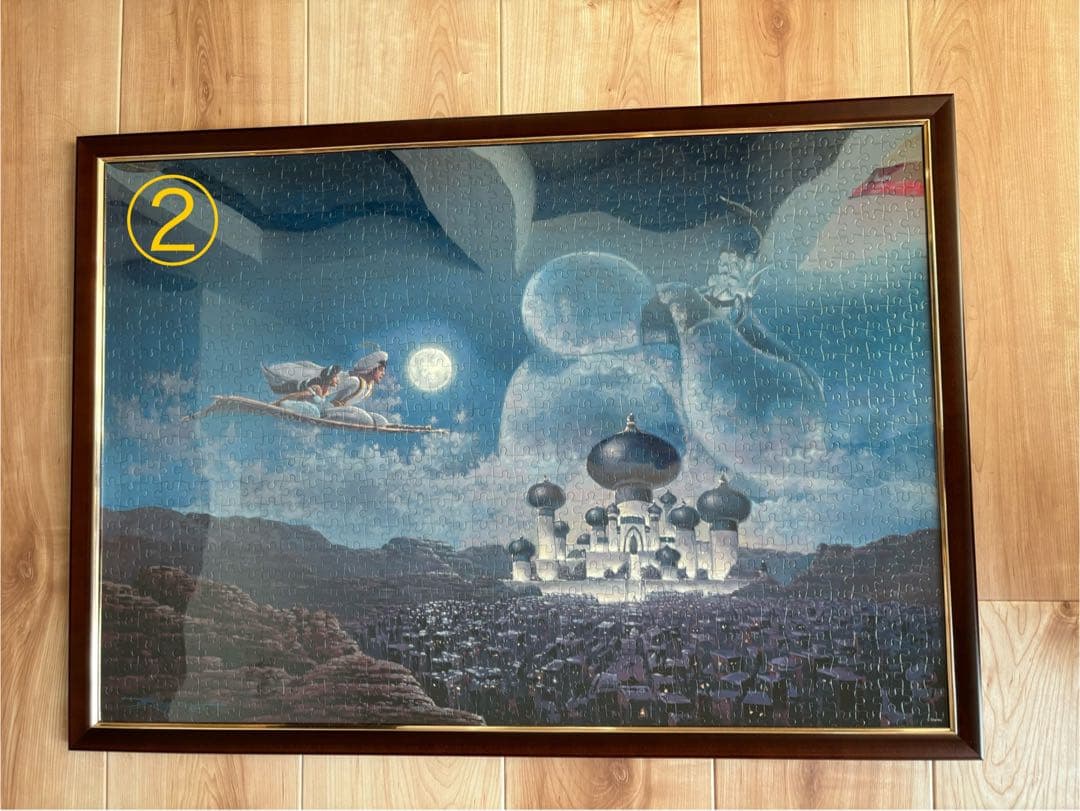 『お得セット』Disney ジグソーパズル/1000ピース/フレーム付き