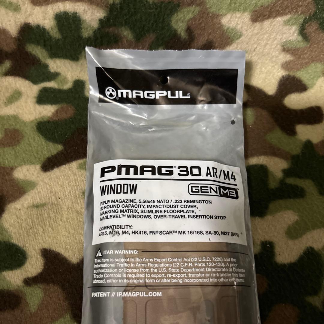 新品　未使用　米軍実物　MAGPUL PMAG 30 窓付き　マグプル　Pマグ